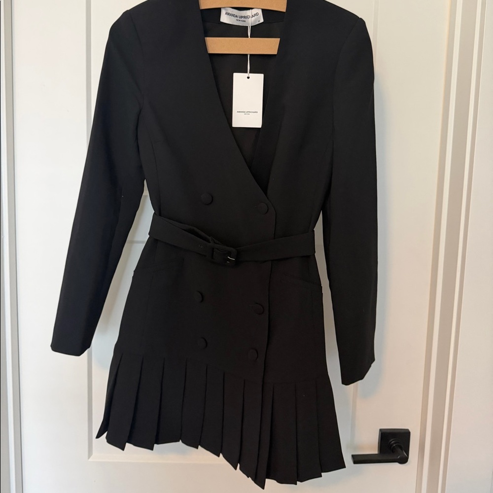 NWT AMANDA UPRICHARD MESHA DRESS - BLACK - SIZE XS
